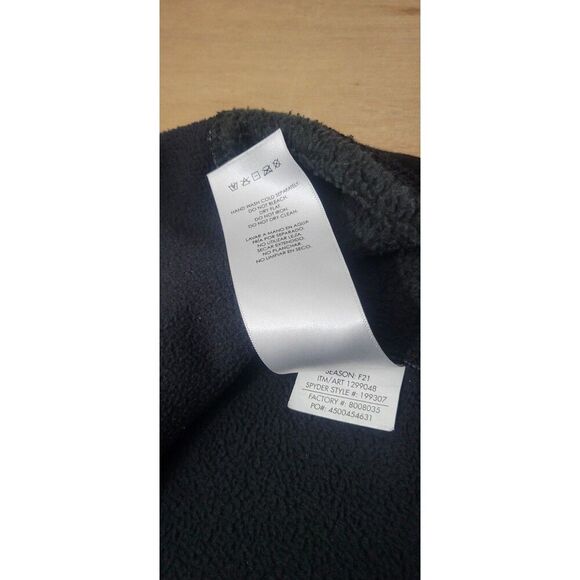 Spyder 1/4 Zip Pullover Sweater Size Medium Men's Gray & Black Fleece Lined - Picture 6 of 10